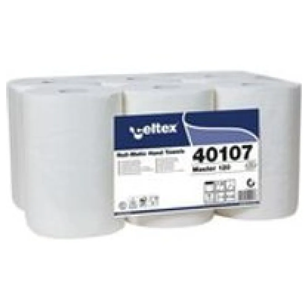 Rollenhandtuch 2-lagig 22x36cm weiß, 2 Rollen je 1000 Blatt – Bild 3