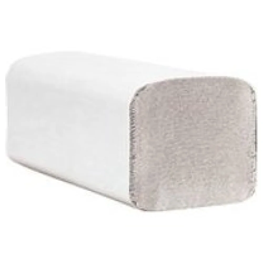 EcoLine Falthandtücher V-Falz recycling 24x22cm 2-lagig 20 x 200 Stück = 4000 Stk. – Bild 3