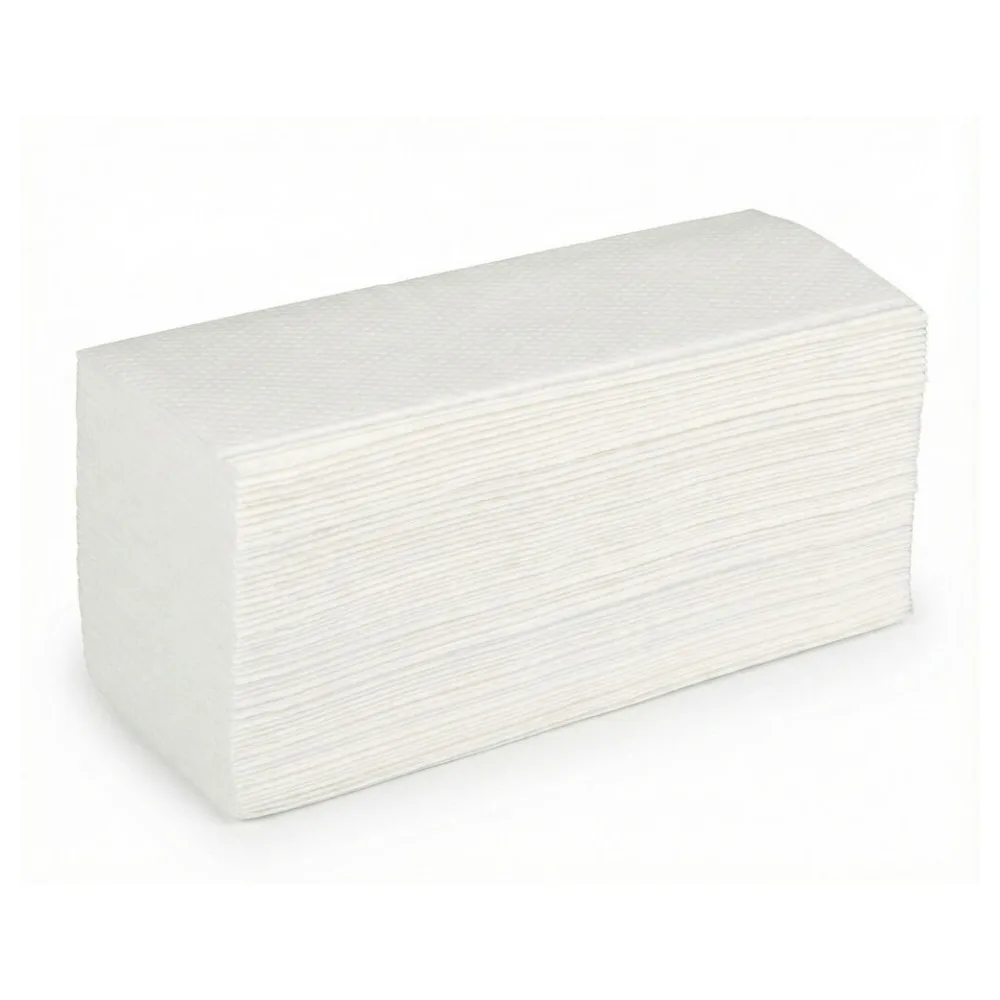 Ecoline Falthandtücher Interfold 24x24cm, 2-lagig 25 x 150 Stk = 3750 Stk. – Bild 2