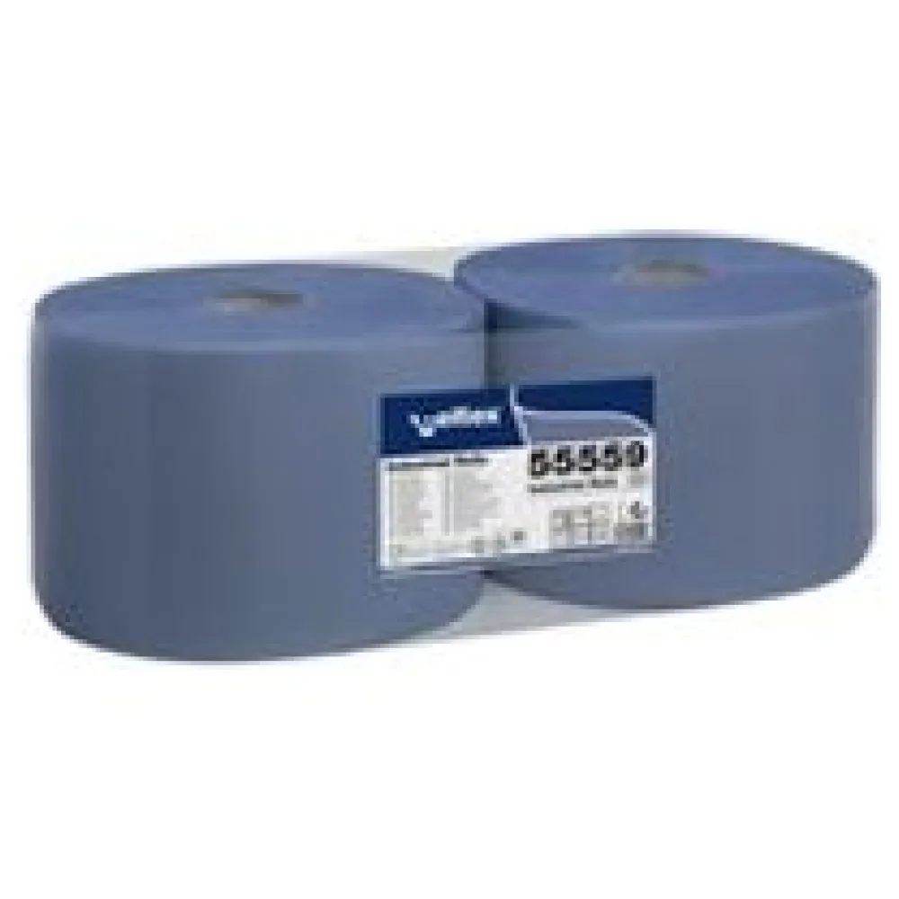 Putzpapier 2-lagig 22x36cm blau, 2 Rollen je 1000 Blatt – Bild 3