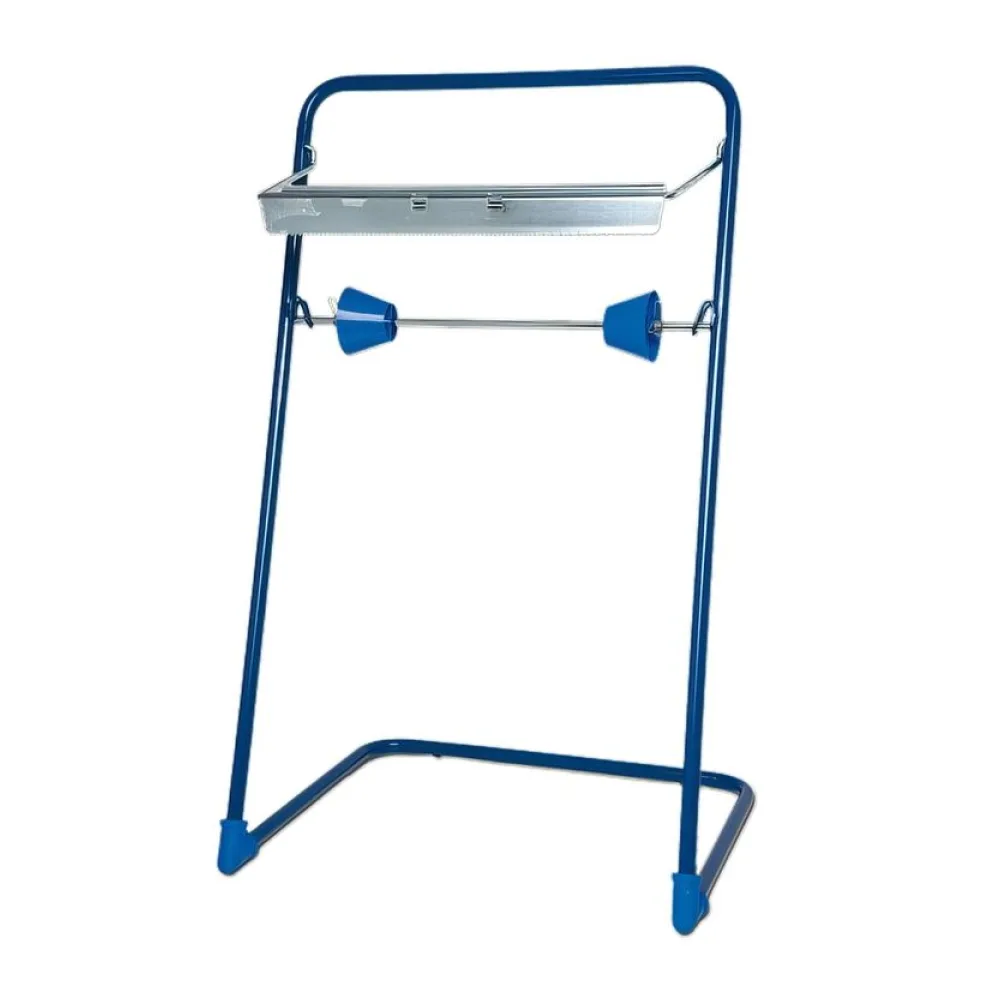 Putzpapierspender Standgerät blau 500x405x840mm bis max. 40cm Rollen – Bild 2