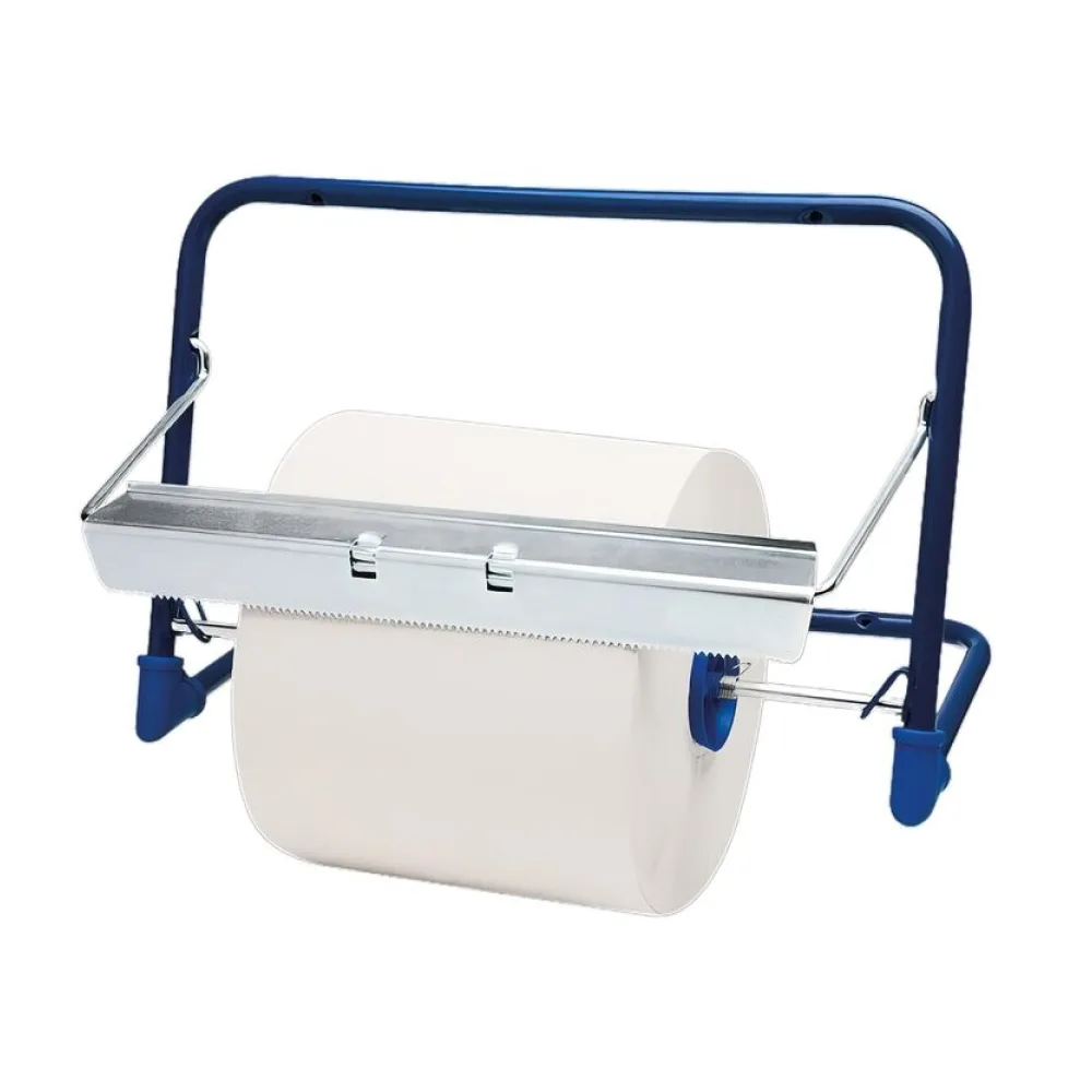 Putzpapierspender Wandhalter blau 500x264x375mm bis max. 40cm Rollen – Bild 2