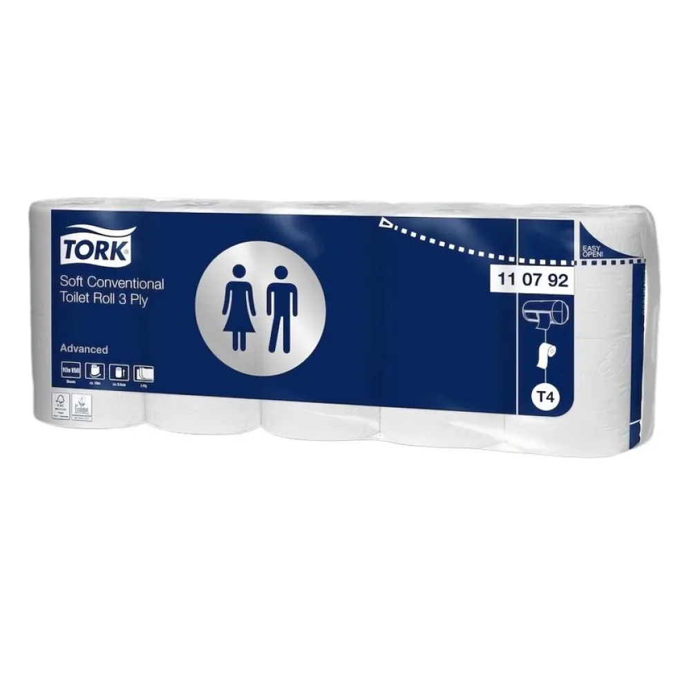 Advanced Toilettenpapier Recycling 3-lagig 10x12,9 cm, 70 Rollen je 150 Blatt – Bild 2