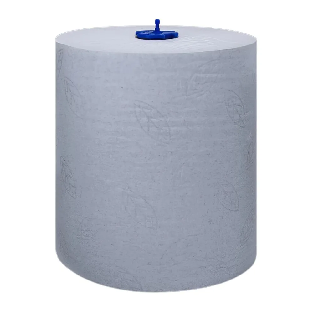 MaticR Rollenhandtuch H1 blau 2-lagig 21cm x 150m, 6 Rollen je 612 Abrisse – Bild 2