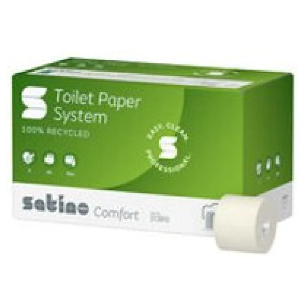 Comfort System Toilettenpapier Großrollen 3-lagig JT3 System 24 Rollen je 507 Blatt – Bild 3