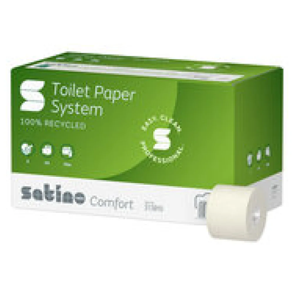 Comfort System Toilettenpapier Großrollen 3-lagig JT3 System 24 Rollen je 507 Blatt