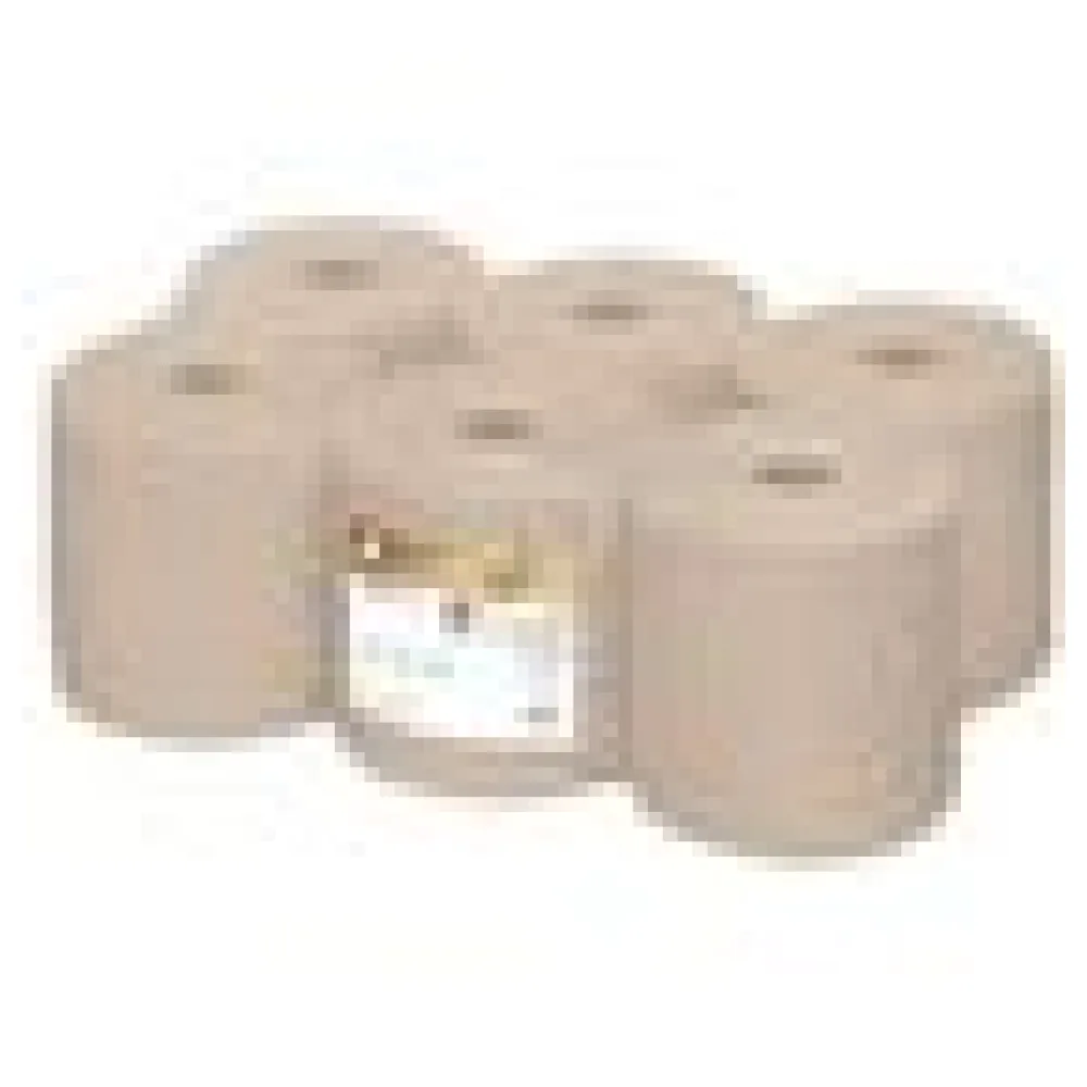 Puresoft Rollenhandtuch, System PT1, 2-lagig 6 Rollen á 680 Abrisse, 20,5cm x 170m, braun – Bild 4