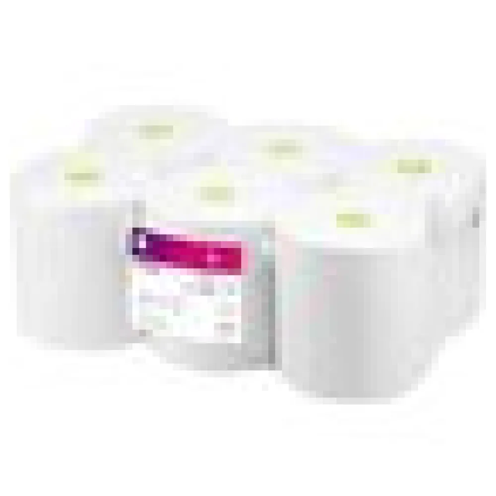 Prestige Rollenhandtuch, System SYS1, 2-lagig, 20,5cm x 150m, 6 Rollen á 600 Abrisse, weiß – Bild 4