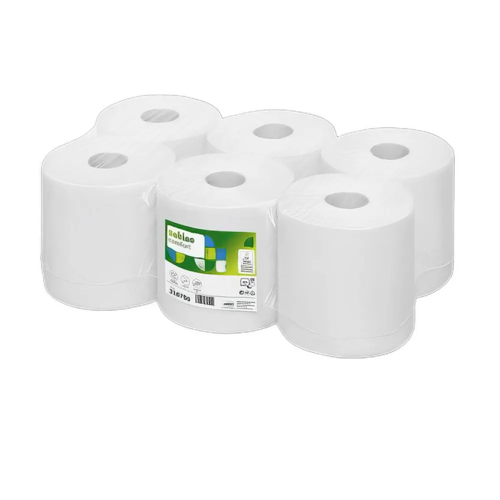 Papierhandtuchrolle Innenabrollung Comfort Midi, System CF1, 2-lagig, 6 Rollen a 138 lfm, 20 x 35 cm perforiert – Bild 2