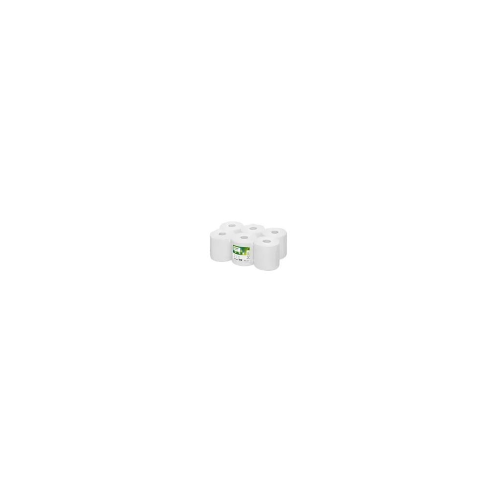Satino Papierhandtuchrolle Innenabrollung Midi, System CF1, 1-lagig, 6 Rollen a 300 lfm, 20x35 cm perforiert