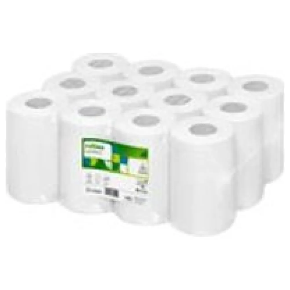Handtuchrolle Comfort Mini, System CF1, Innenabrollung 1-lagig 12 Rollen, 20cm x 120m perforiert, weiß – Bild 3