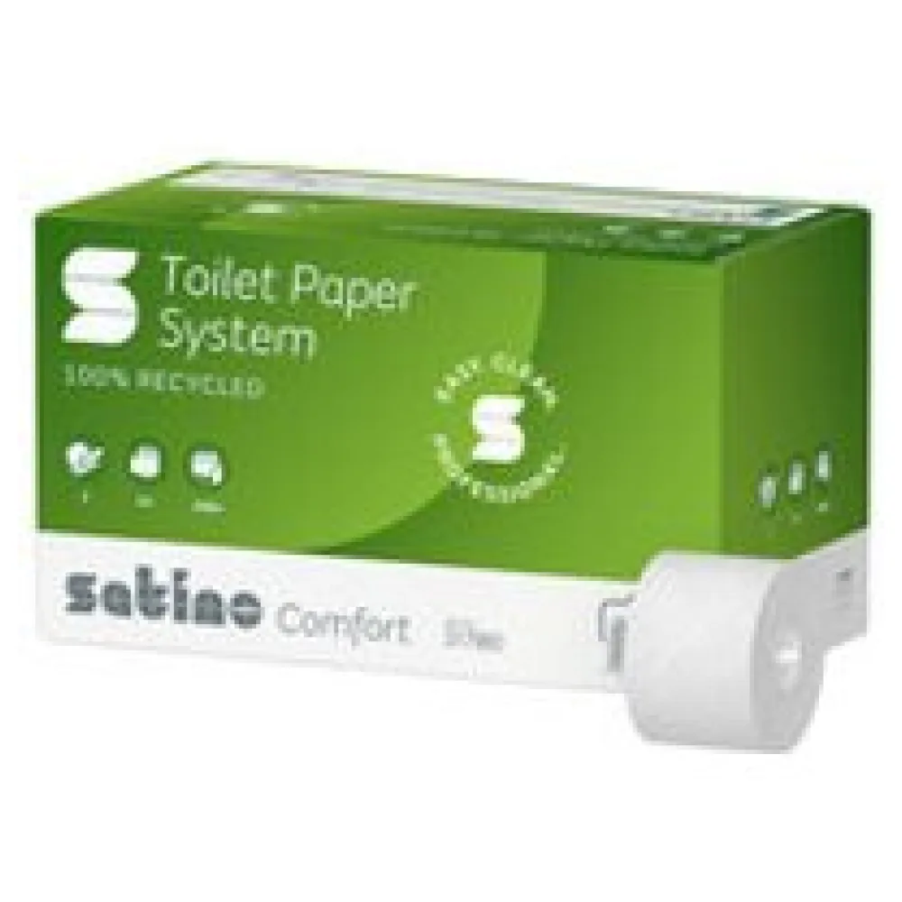 Comfort System Toilettenpapier Großrollen 2-lagig JT3 System 24 Rollen je 724 Blatt – Bild 3