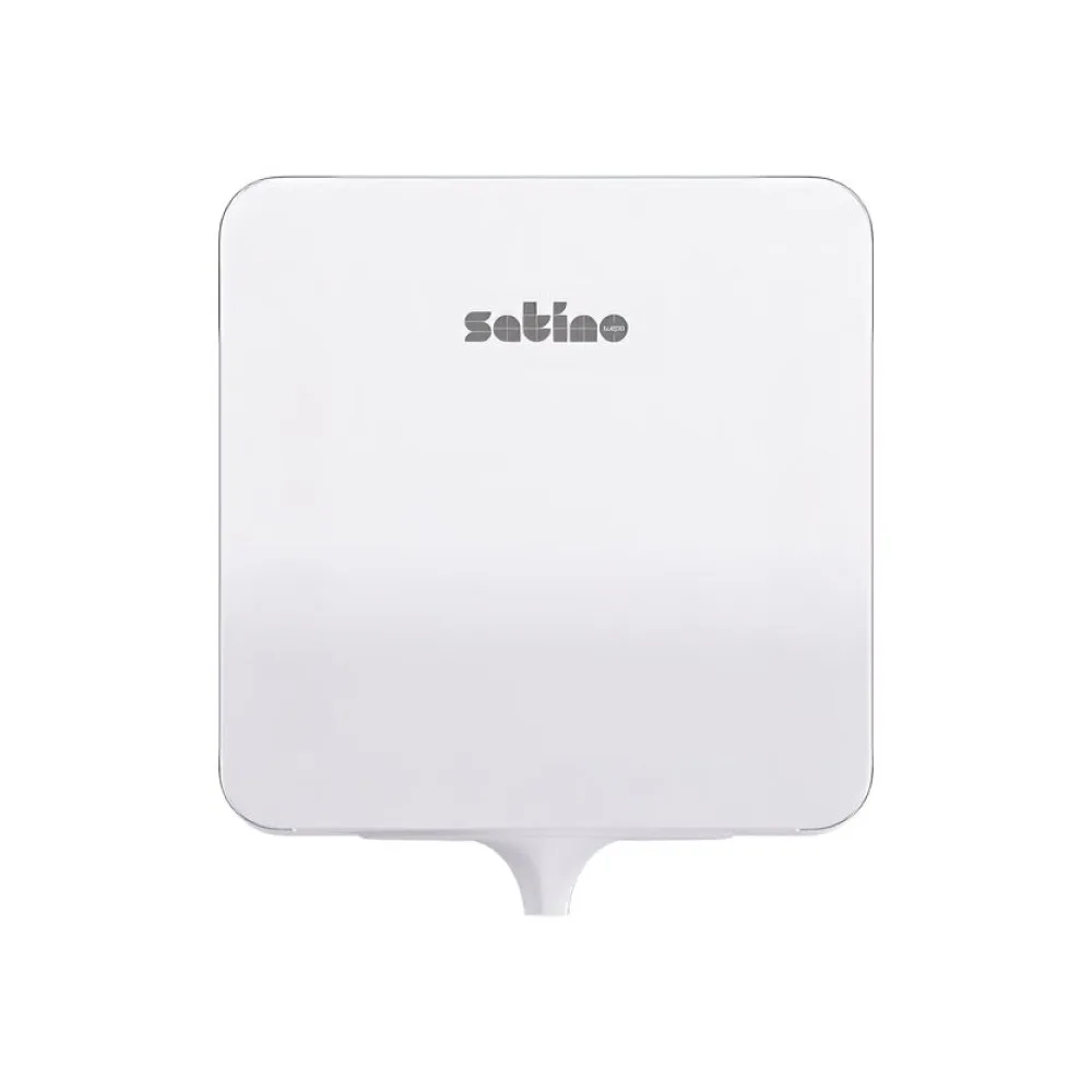 Hyginity Spender Plus für Handtuchrollen mit Innenabwicklung, System CF1, 29,4 cm x 26,0 cm x 24,5 cm, weiß – Bild 2