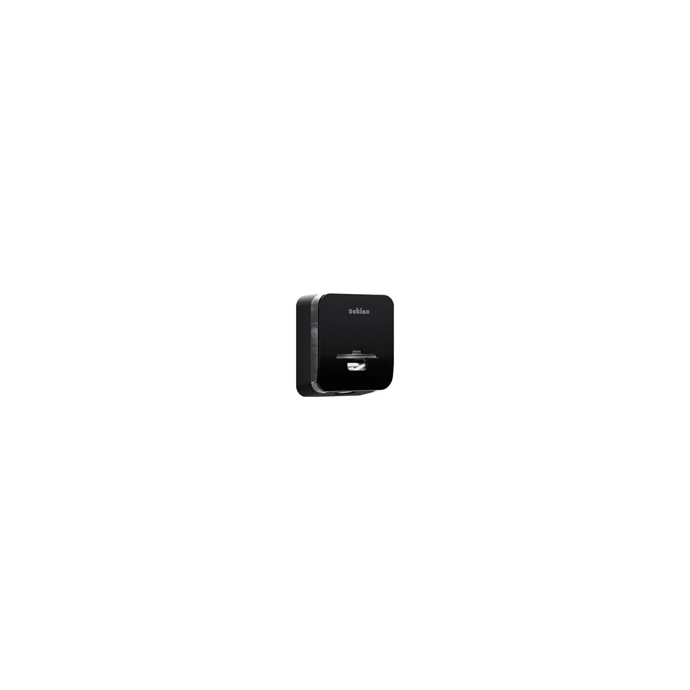 Hyginity FemCare Spender, System FC1, 11,6 cm x 21,2 cm x 25,1 cm, schwarz