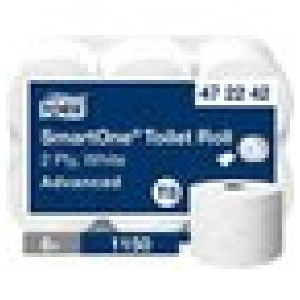 SmartOne Toilettenpapier T8 2-lagig 6 Rollen je 1150 Blatt, weiß – Bild 4