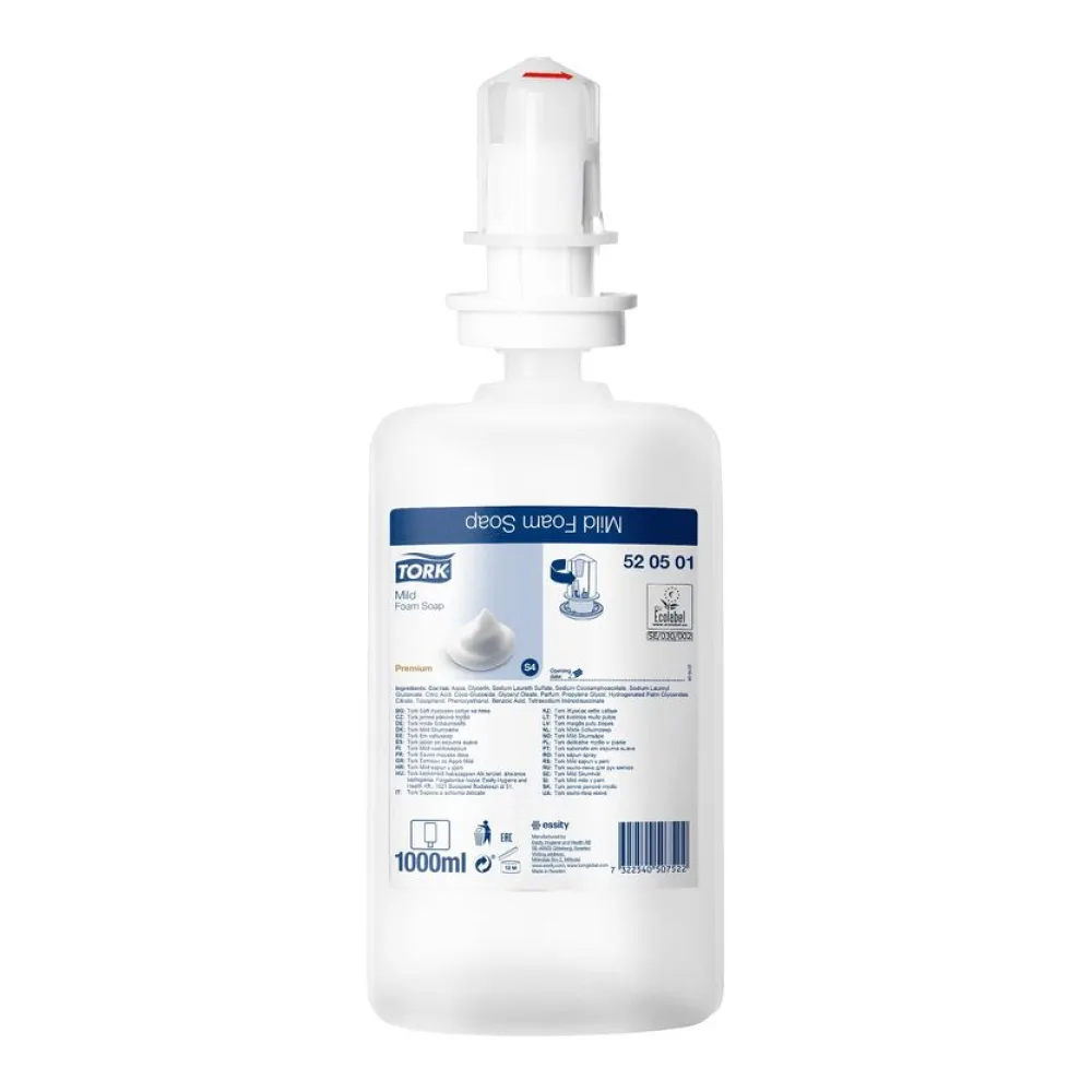 Premium Schaumseife mild S4 6 Flaschen je 1000 ml – Bild 2