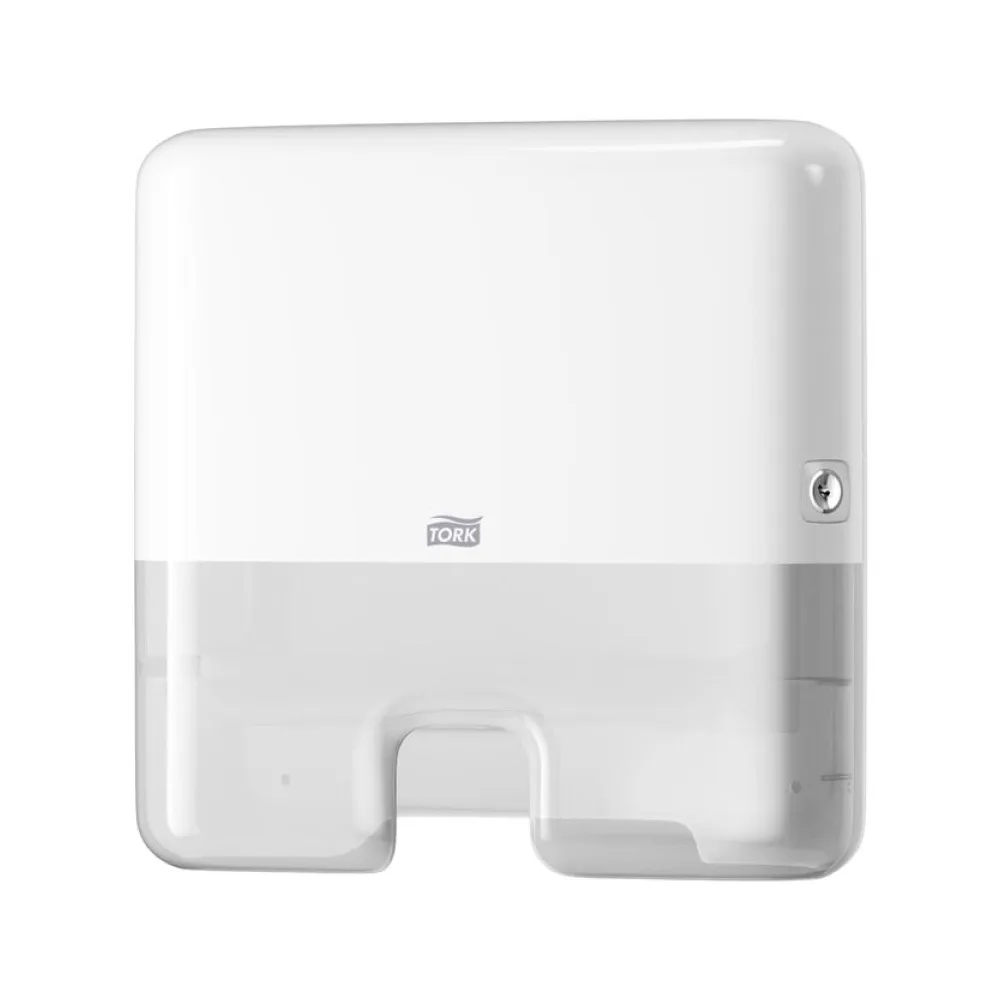 XpressR Mini Spender für Multifold Handtücher H2 295x101x302mm, weiß – Bild 2