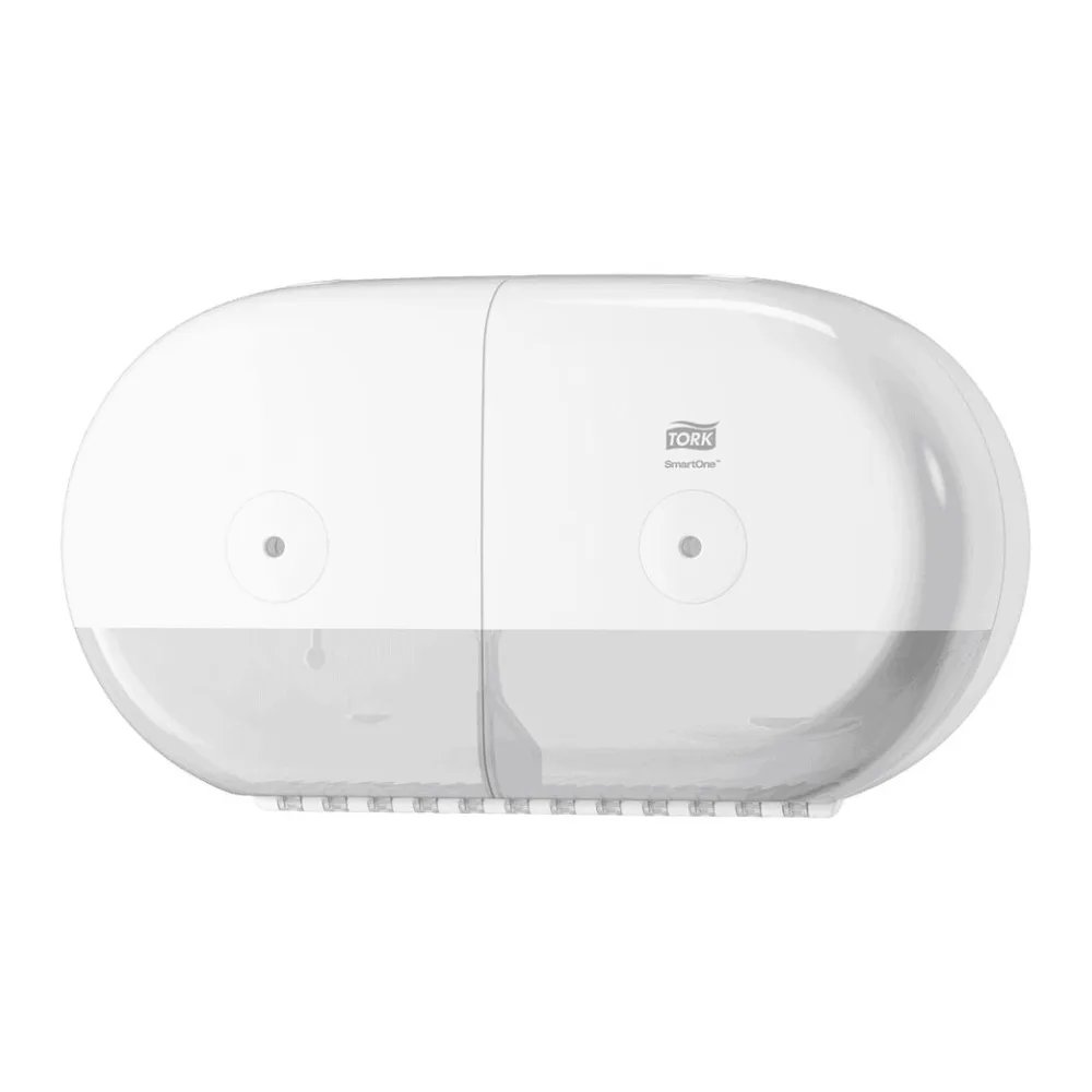 SmartOneR Mini Doppelrollenspender T9 221x156x398mm, weiß – Bild 2