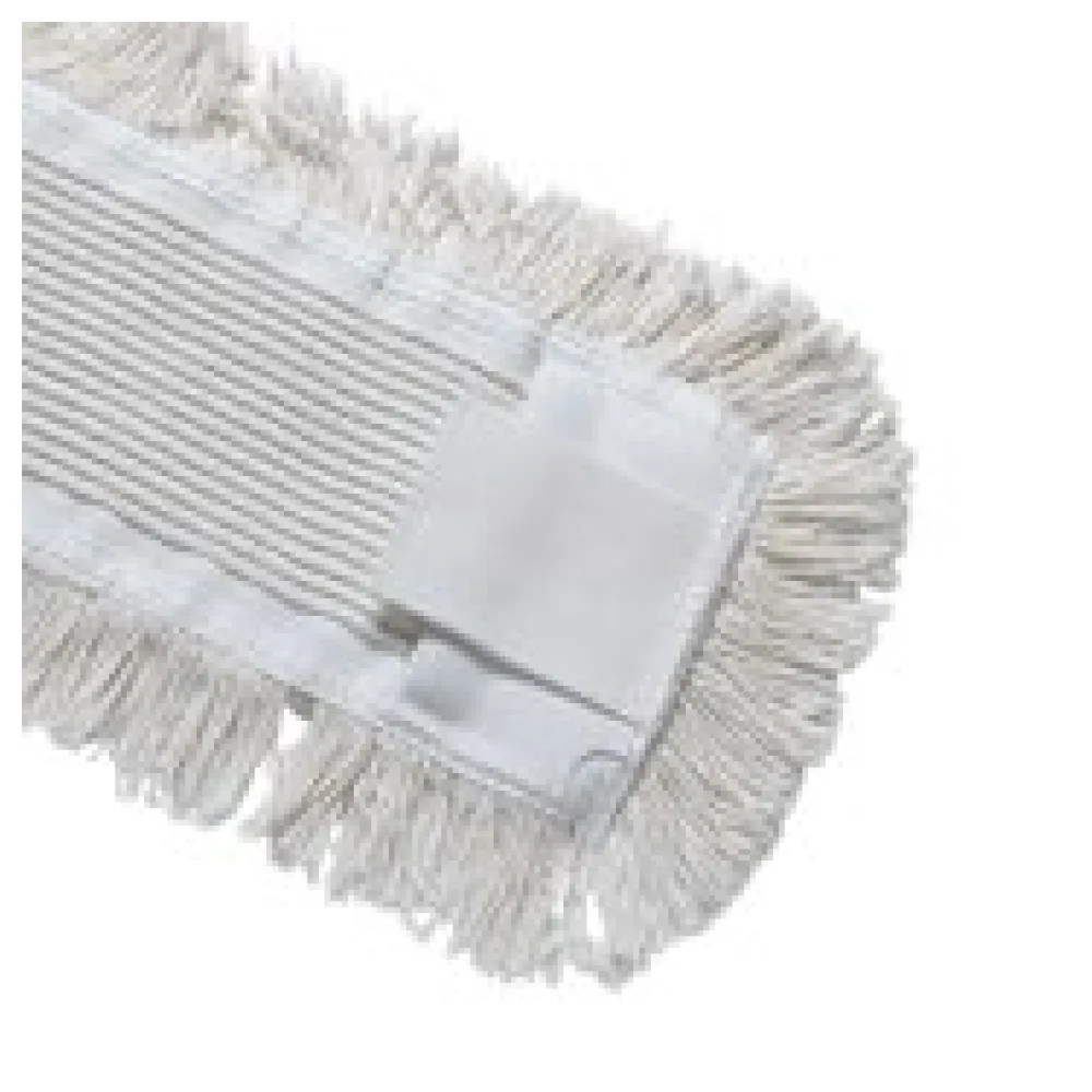 Baumwollmopps Premium mit Tasche und Lasche weiss 50cm, 10 Stk.