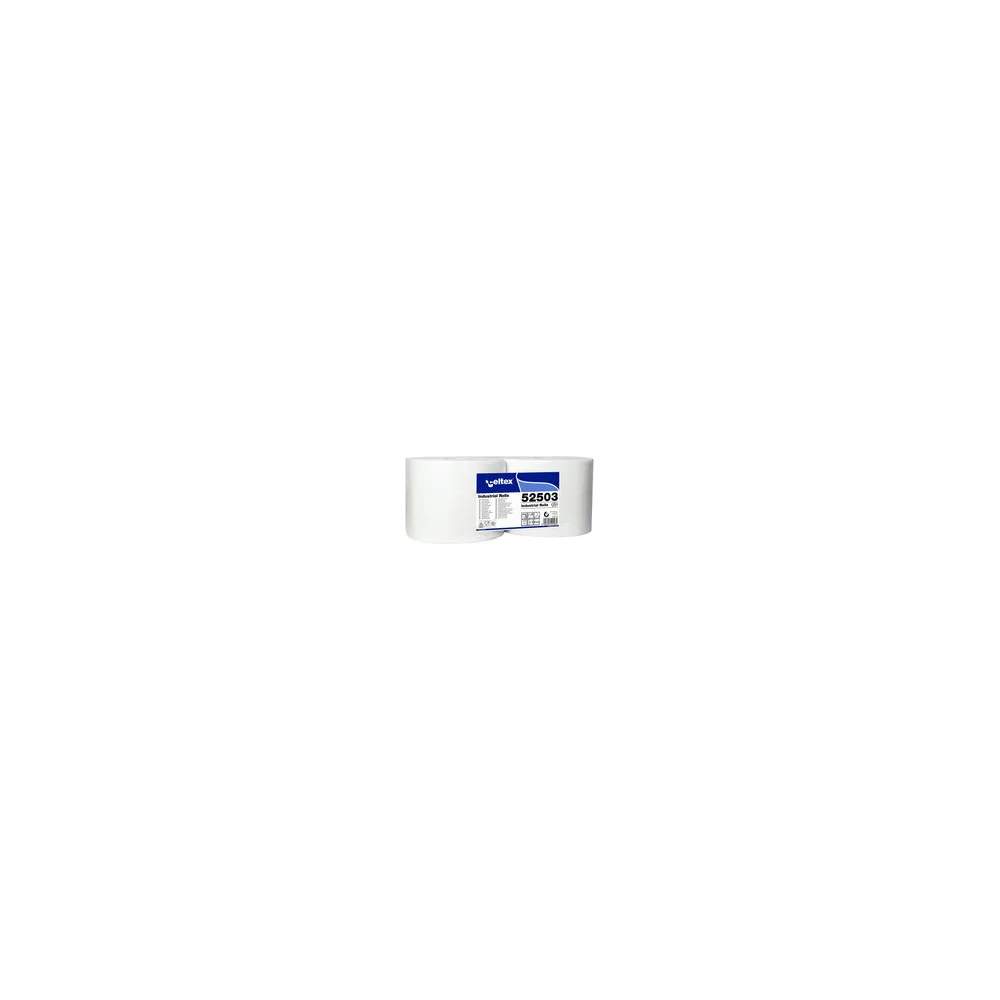 Putzpapier 2-lagig Zellstoff 22 x 38 cm weiß, 2 Rollen je 1000 Blatt