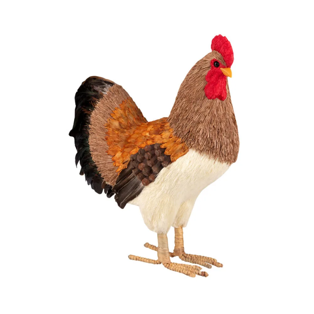 Henne aus Naturmaterialien Ostern Osterdeko 49 cm – Bild 2