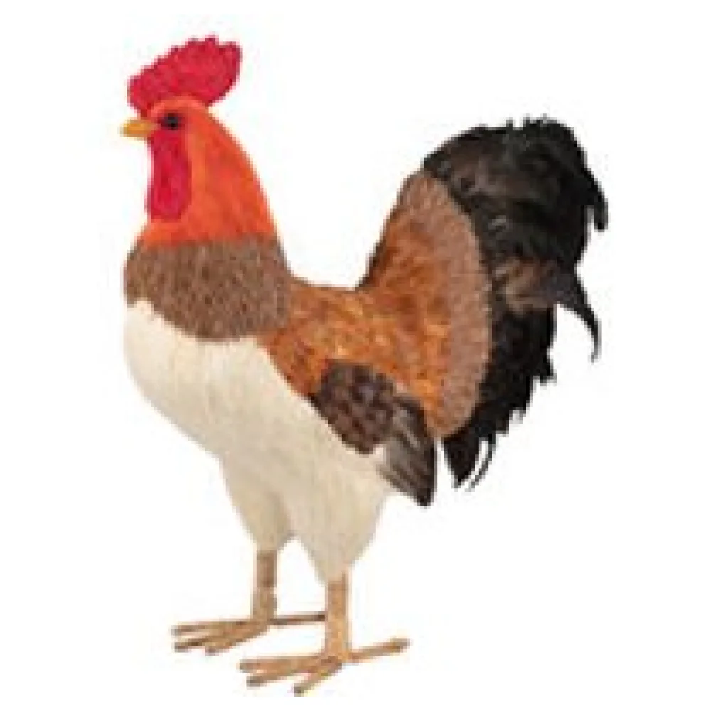 Hahn aus Naturmaterialien Ostern Osterdeko 54 cm – Bild 3