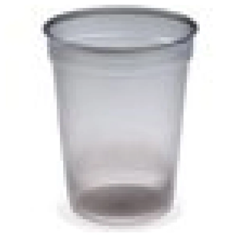 Mehrwegbecher Pfandbecher rauch-grau transparent PP Eichstrich 0,4l O95mm, 25 Stk. – Bild 4