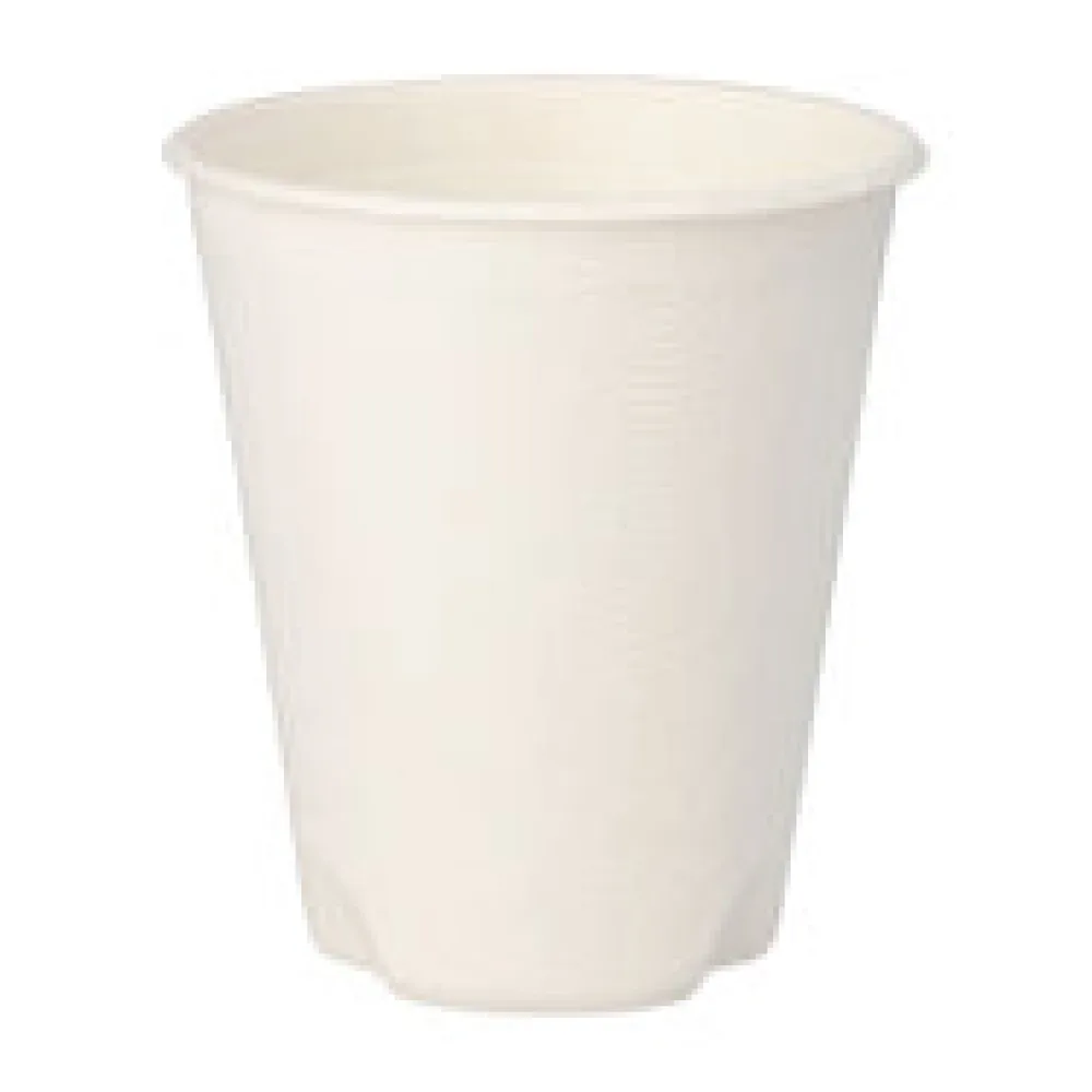 Heißgetränkebecher aus Zuckerrohr "pure" 200 ml, O 80mm, 40 Stk.