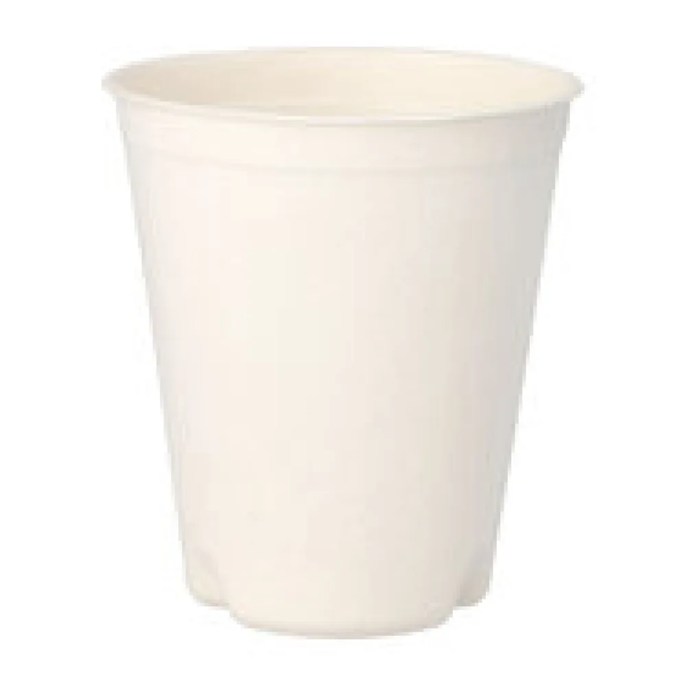 Heißgetränkebecher aus Zuckerrohr "pure" 300 ml, O 90mm, 50 Stk.