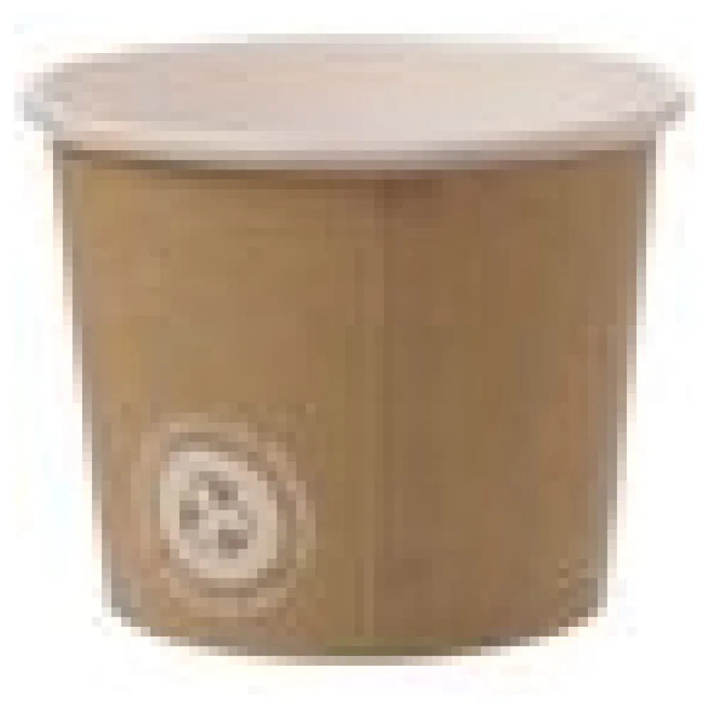 Eisbecher aus Papier 160 ml "Recycle Me" ohne Kunststoffbeschichtung 4 oz XL, 50 Sk. – Bild 4