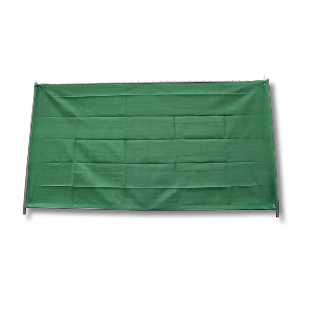 Bauzaunnetz geöst 1,80 x 3,45 m 150 g/m2 grün – Bild 2