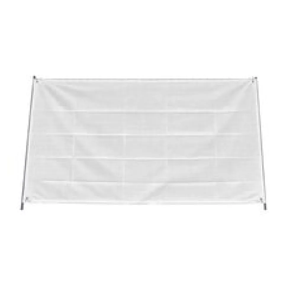 Bauzaunnetz geöst 1,80 x 3,45 m 150 g/m2 weiß
