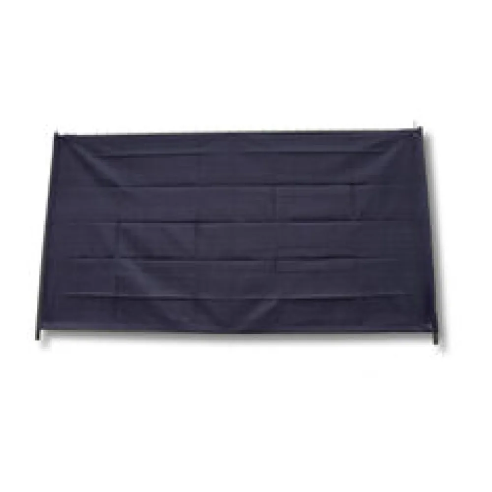 Bauzaunnetz geöst 1,80 x 3,45 m 150 g/m2 schwarz