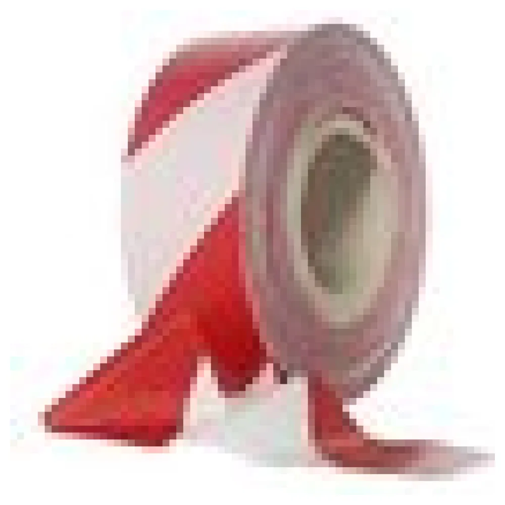 Absperrband STANDARD rot weiß gestreift 25 my 75 mm breit 500 m 100 % Rezyklat – Bild 4