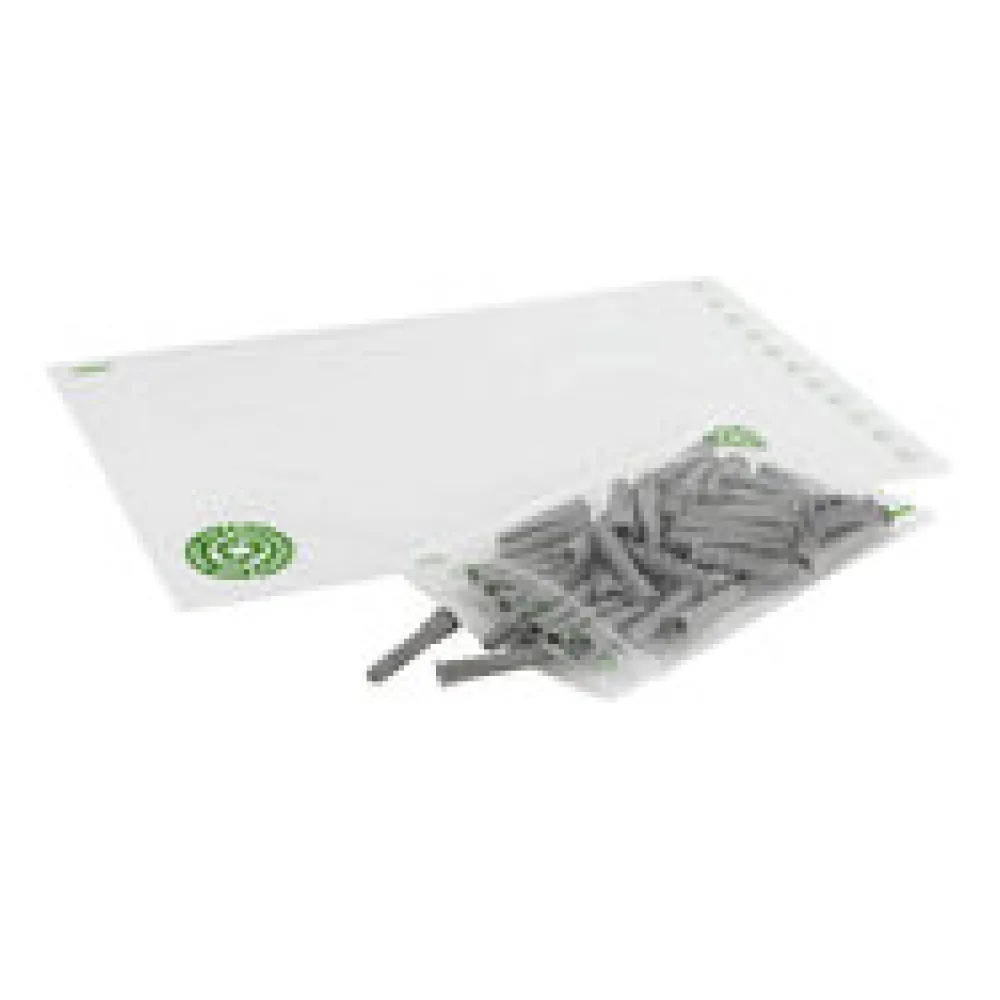 Druckverschlussbeutel 70 x 100 mm, 50 my mit recyceltem rLDPE, 100 Stk.