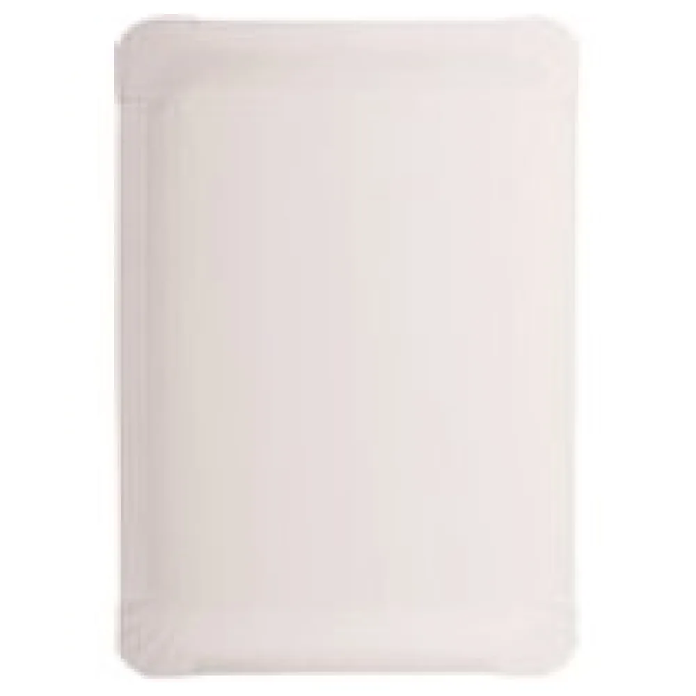 Teller aus Pappe eckig 16.5x23cm weiß, 250 Stk. – Bild 3