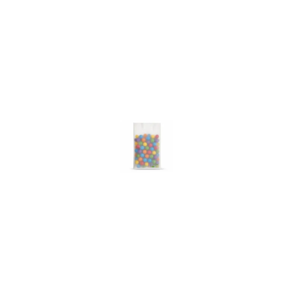 PLA Flachbeutel 300x500mm, 50 my transparent-milchig biologisch abbaubar, 1000 Stk.