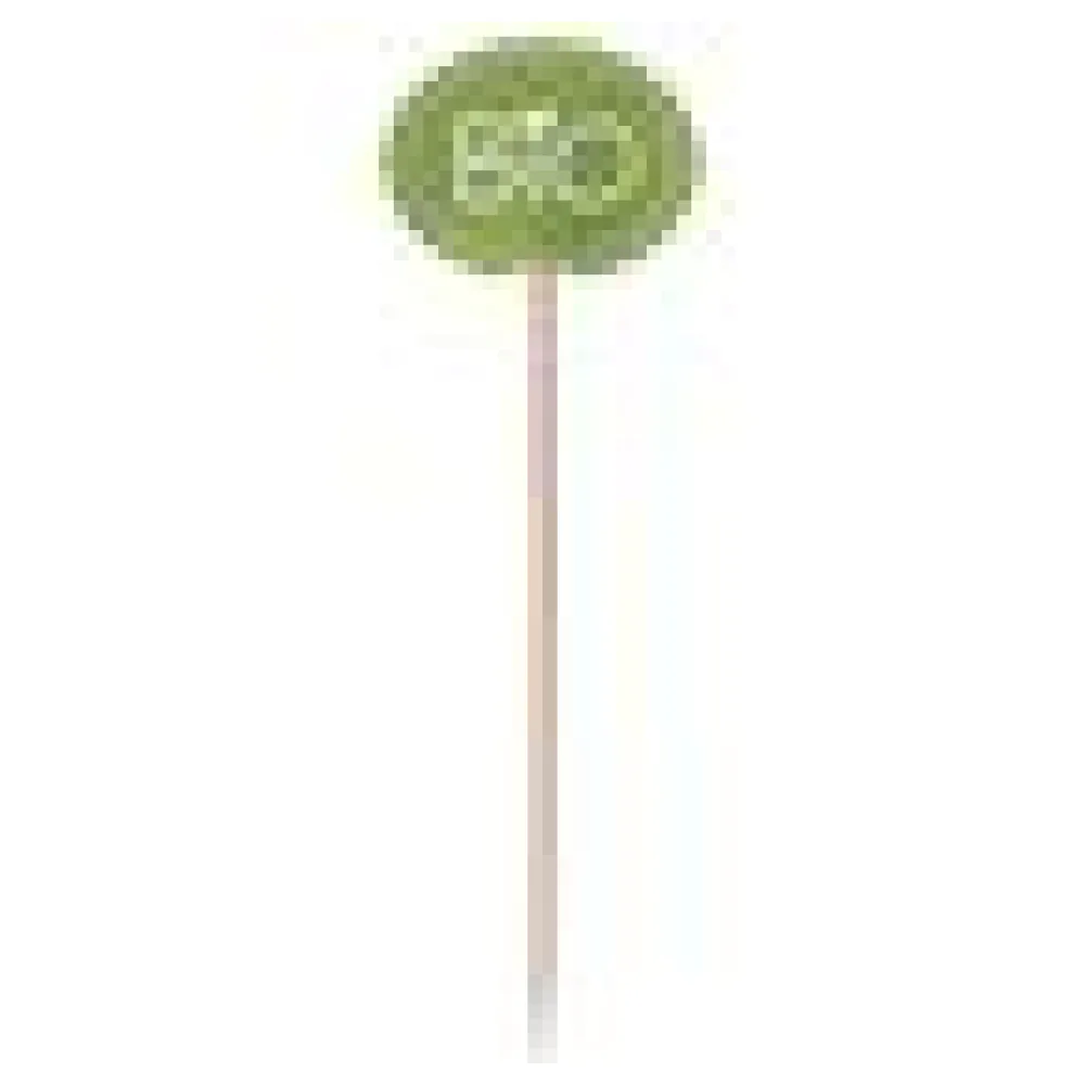 Kennzeichnungspicker Deko-Picker "Bio" 12 cm grün, 100 Stk. – Bild 4