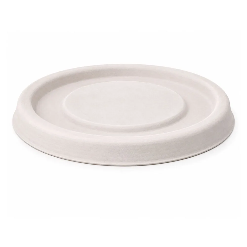Deckel für Dressingbecher Dipschale 30ml 60ml aus Bagasse Zuckerrohr O62mm, 50 Stk. – Bild 2
