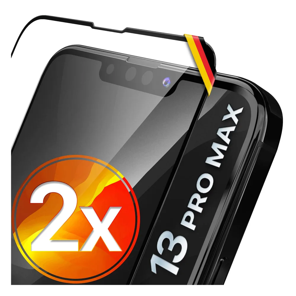UTECTION 2X Full Screen Schutzglas - Smartphone BildschirmschutzNeuware
