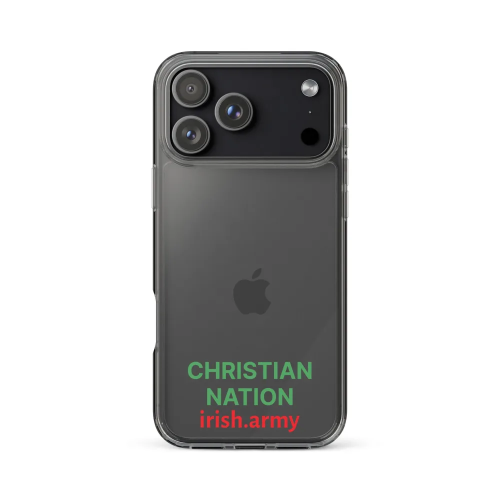 Christian Nation - Klare Hülle für iPhone®