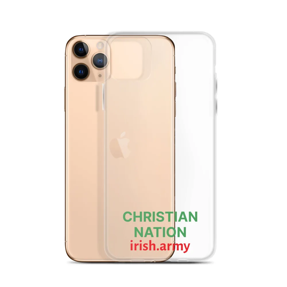 Christian Nation - Klare Hülle für iPhone®