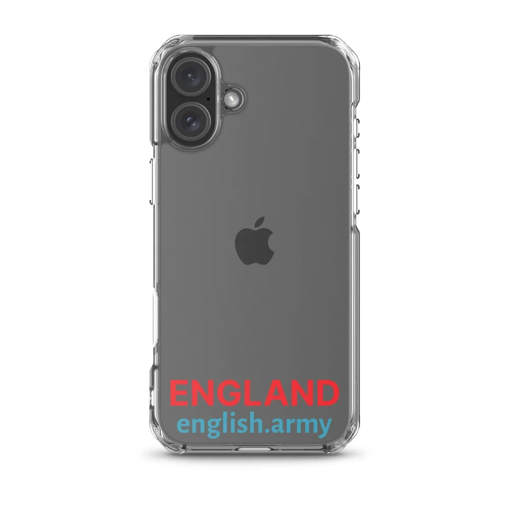 ENGLAND - Transparente Hülle für iPhone®