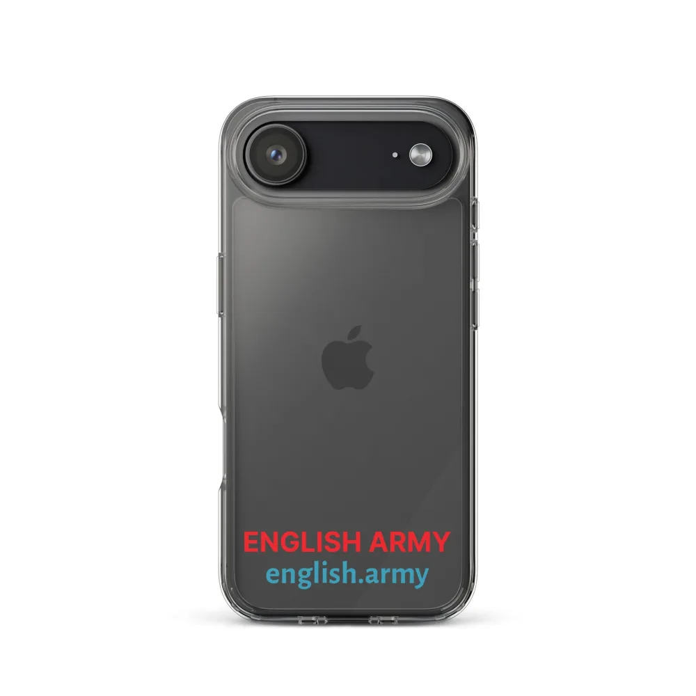 ENGLISCHE ARMEE – Transparente Hülle für iPhone®
