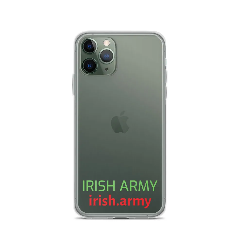 Irische Armee - Transparente Hülle für iPhone®