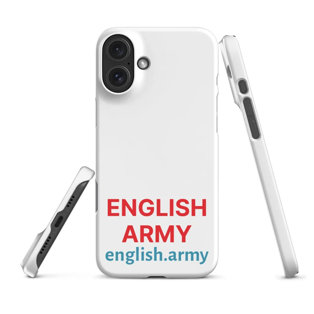 ENGLISCHE ARMEE - Snap Case für iPhone®