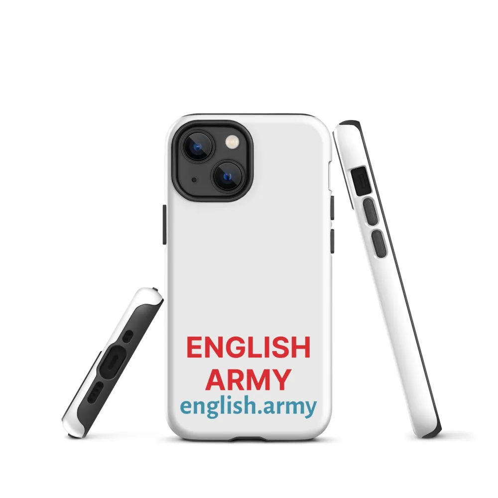 ENGLISCHE ARMEE – Robuste Schutzhülle für iPhone®