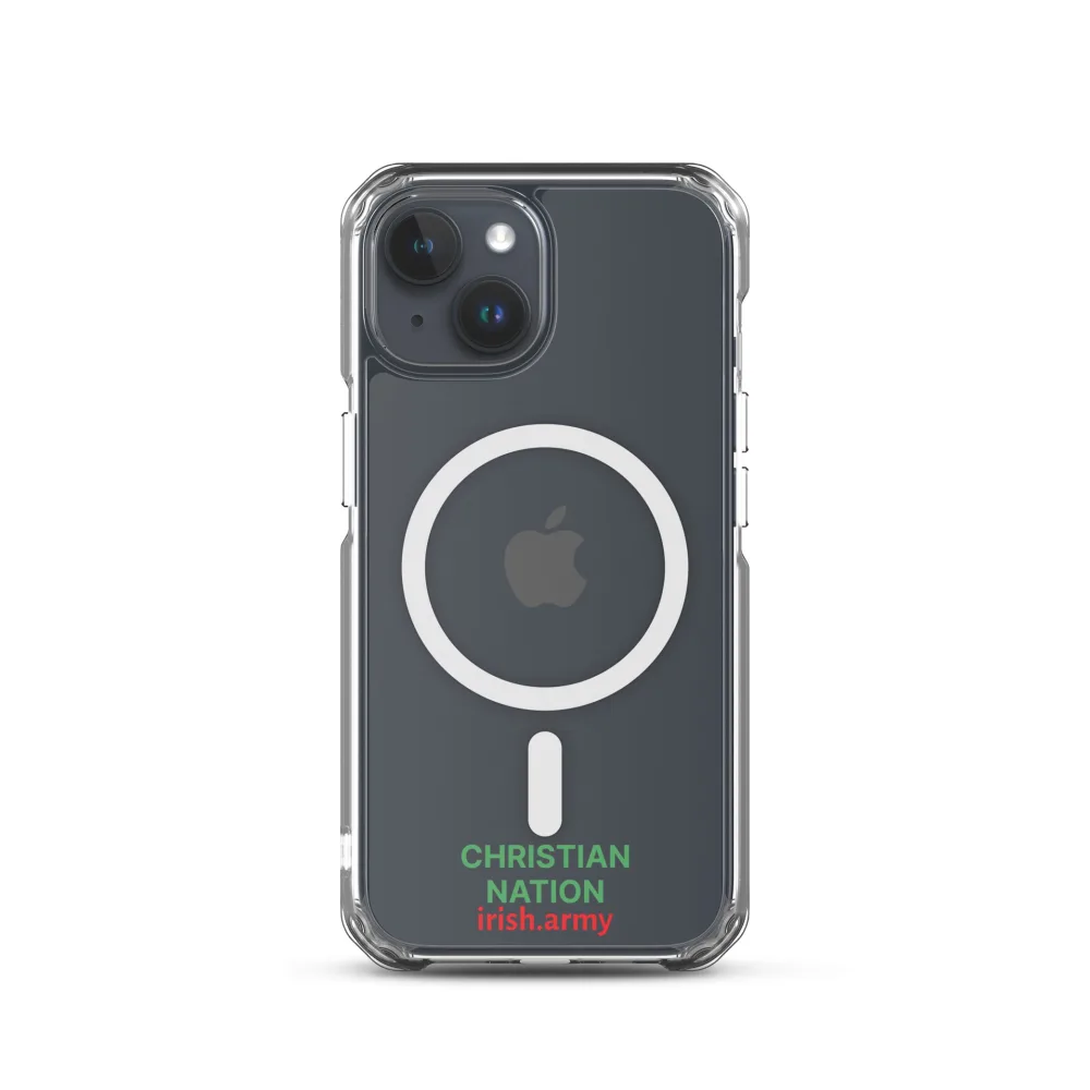 Christian Nation - MagSafe® Clear Case für iPhone®