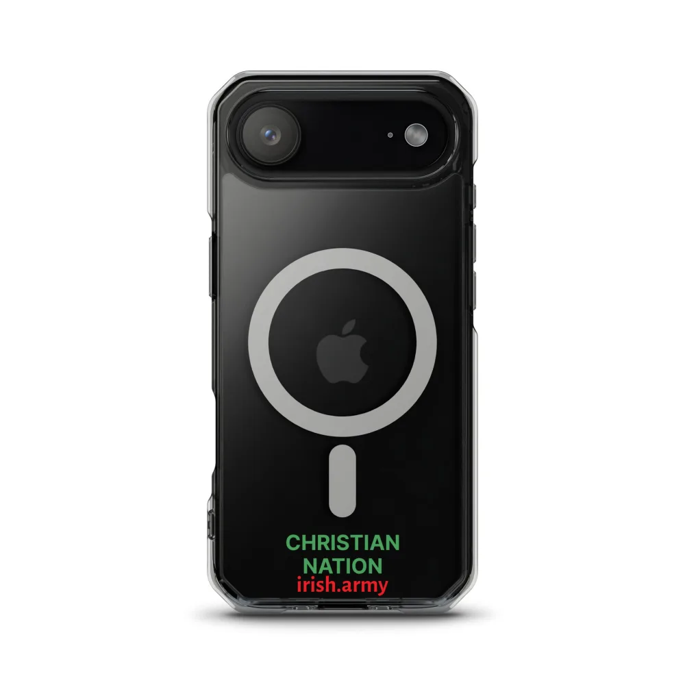 Christian Nation - MagSafe® Clear Case für iPhone®