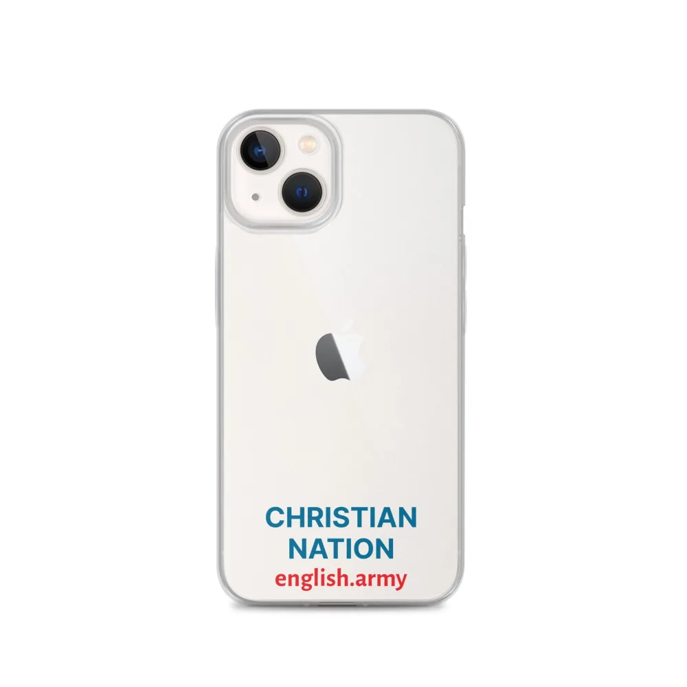 Christian Nation - Klare Hülle für iPhone®